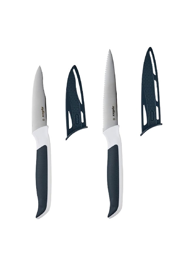 zyliss 2-Piece Stainless Steel Dishwasher Safe Paring Knife Set Multicolor 4.5 Inch E920243U - Image 2