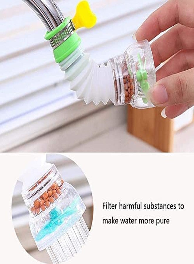 SILENCIO Kitchen Tap Extension Flexible Anti Splash Water Saving Movable Sink Faucet Expandable Water Tap Filter Shower Head Rotatable Nozzle Adapter, ABS, Unfinished - Image 4