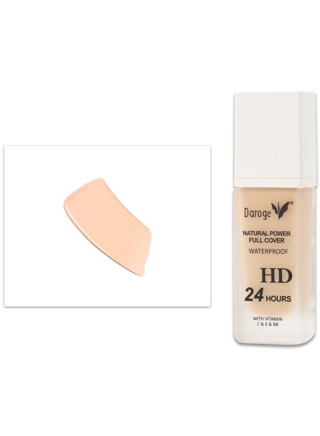 daroge Vitamin C/ E/ B8 Include Waterproof Makeup Foundation 45 ml - Rose Ivory - Image 1