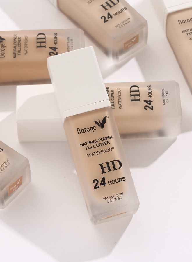 daroge Vitamin C/ E/ B8 Include Waterproof Makeup Foundation 45 ml - Rose Ivory - Image 3