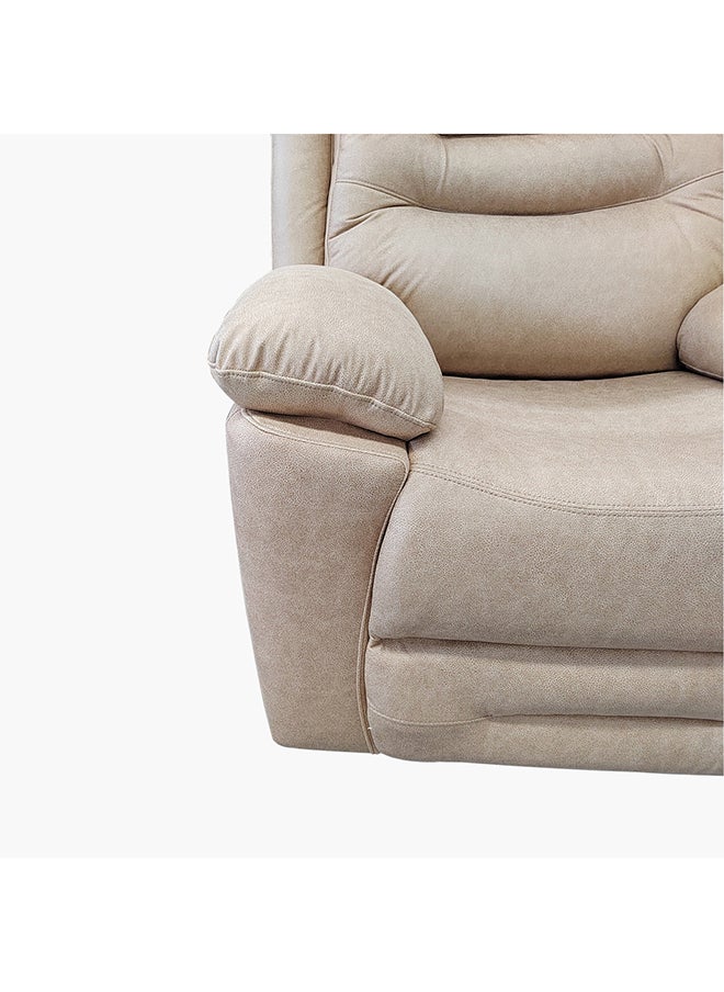 London 2-Seater Faux Leather Recliner With Wireless Charger 94 x 103 x 194 cm