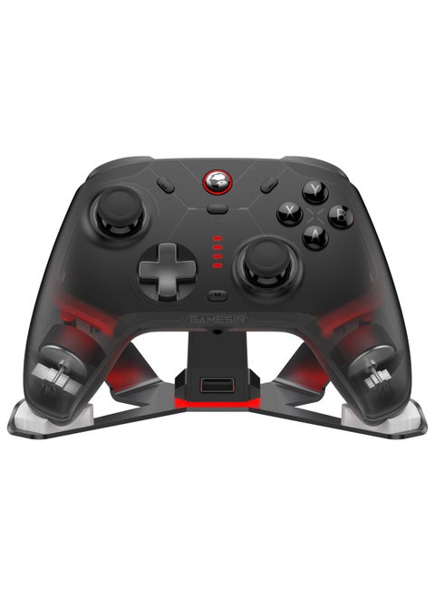 Professional Wireless Gamepad GameSir Cyclone 2 Game Controller for PC / Steam / Switch / Android / iOS with RGB Lamp Wireless Audio Hall Linear Trigger and Micro Trigger Switch Six-Axis Gyroscope A