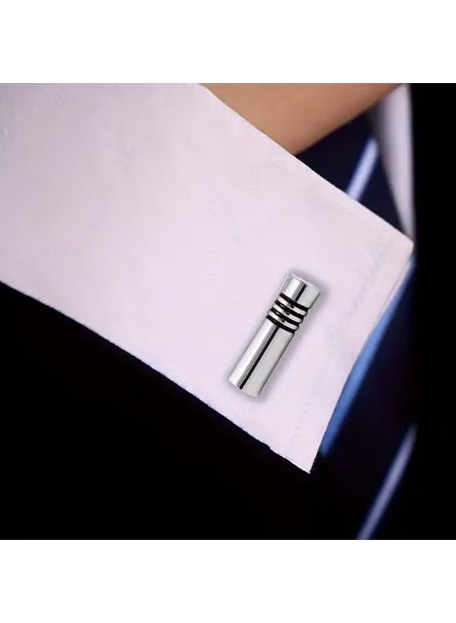 Happy D Men's Fashion Simple Style Cufflinks – Zinc Alloy Business Design, Men’s Business/Formal Attire Accessory, Elegant Minimalist Style - Image 2