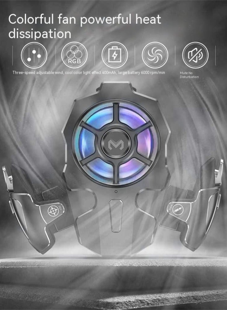 مجموعة مبرد ووحدة تحكم لهاتف الألعاب - نقرة سعوية، تبريد فعال، ملاءمة عالمية - Image 3