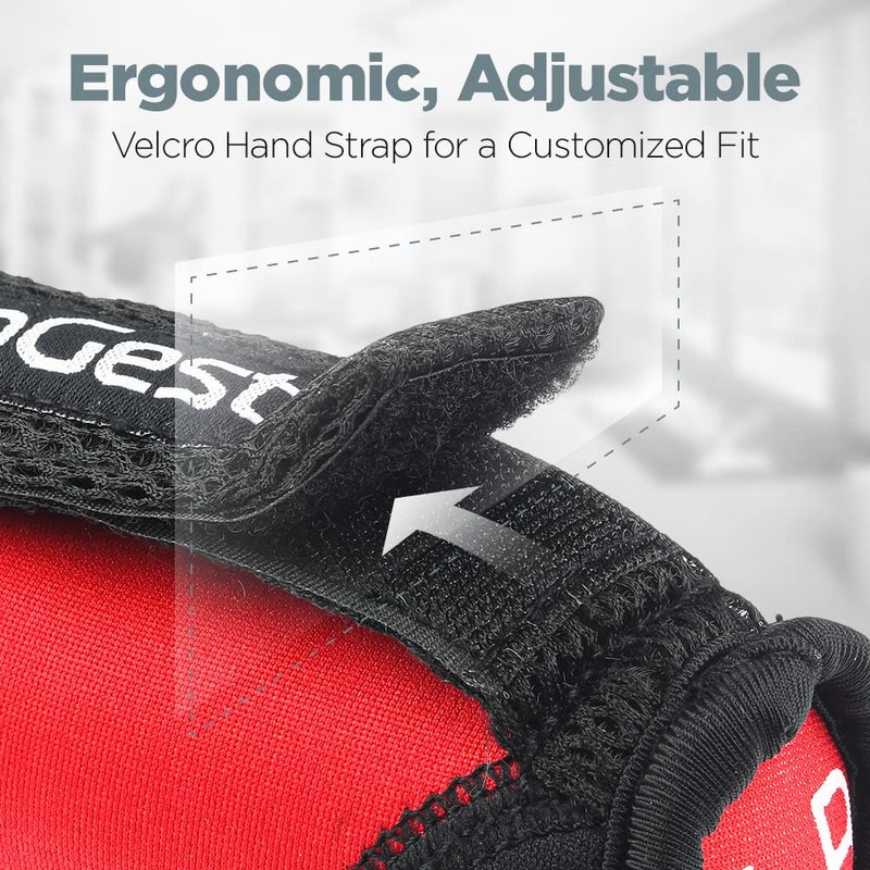 LoGest Soft Hand Weights with Adjustable Straps - Comes in 1LB Weights 2LB or 3LB 4LB - Comfortable Secure Weighted Neoprene Dumbbells with Straps for Walking Running Cardio Workout Physical Therapy - Image 2