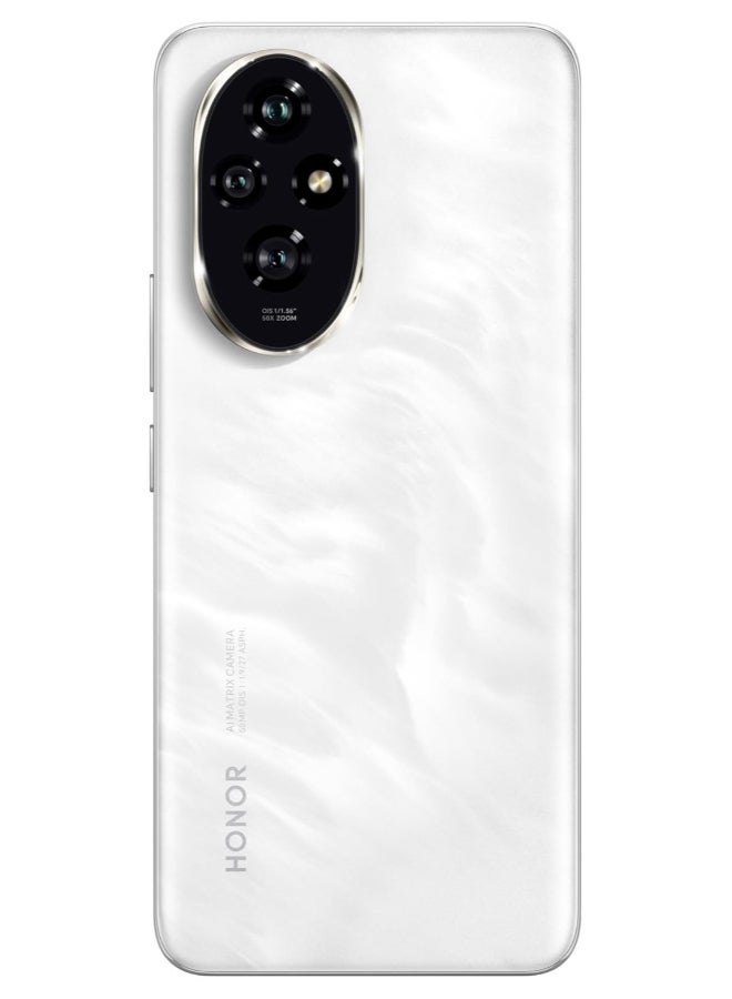Honor 200 5G Dual SIM 8GB RAM 256GB ROM Moonlight White