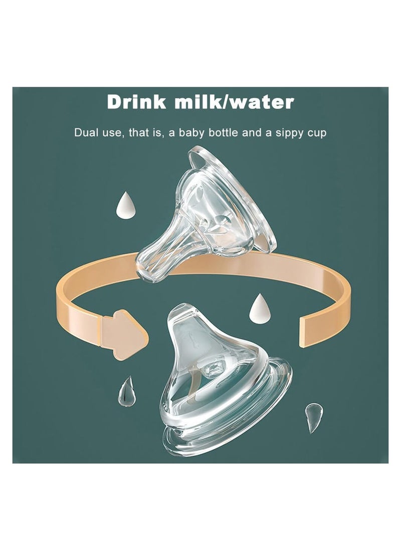 Bluejw - Flexible Silicone Glass Heat Resistant Baby Bottles - Image 1