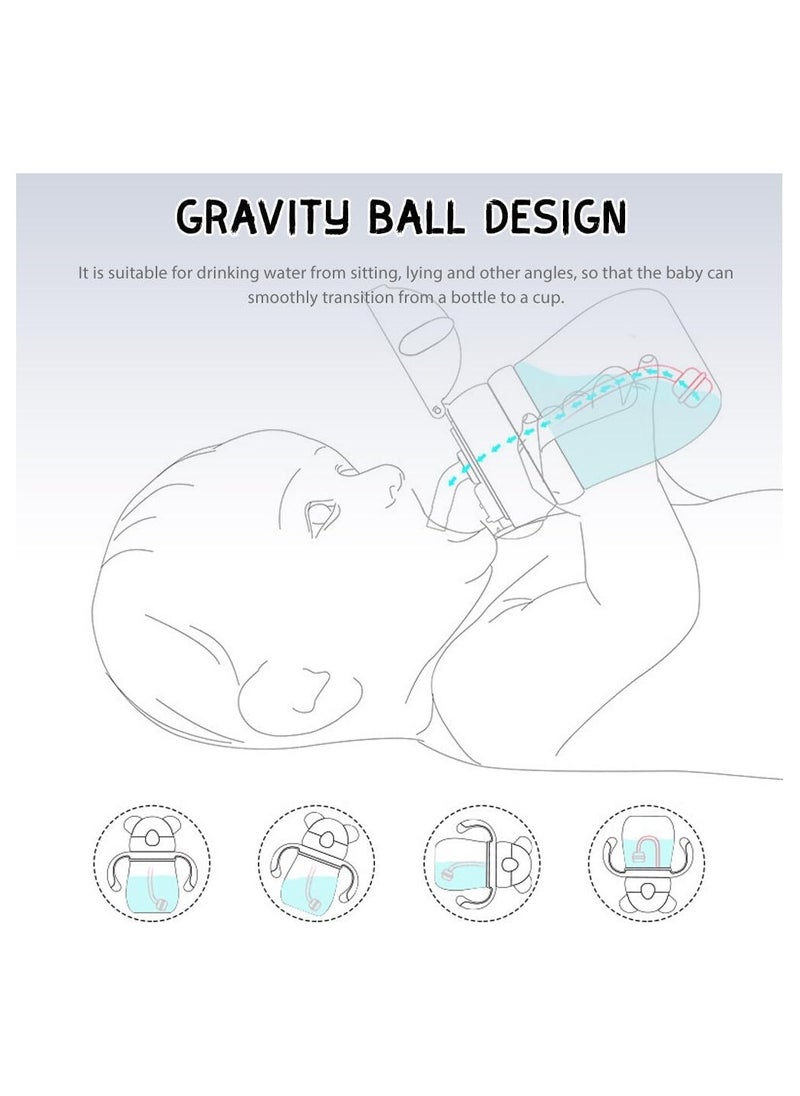 Bluejw - Flexible Silicone Glass Heat Resistant Baby Bottles - Image 1