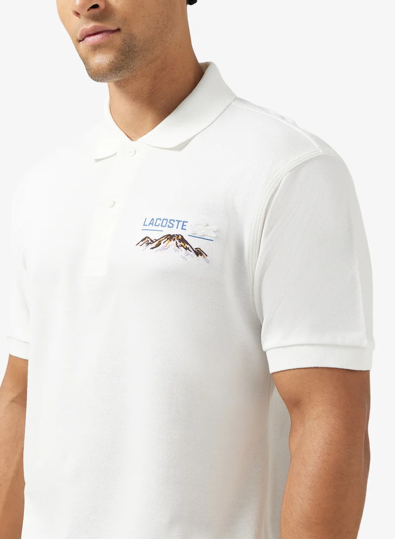 LACOSTE Embroidered Polo