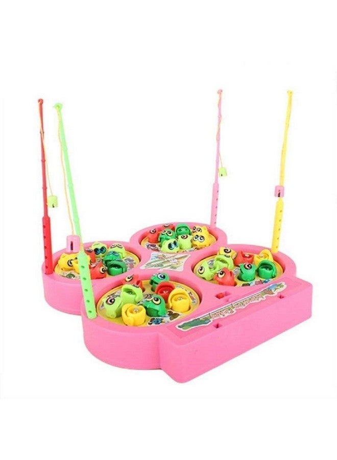 آي تشويس لعبة صيد السمك المغناطيسية للأطفال من iChoice™، تتضمن 32 قطعة من الأسماك و4 قضبان صيد، لعبة صيد السمك (وردي) - Image 3