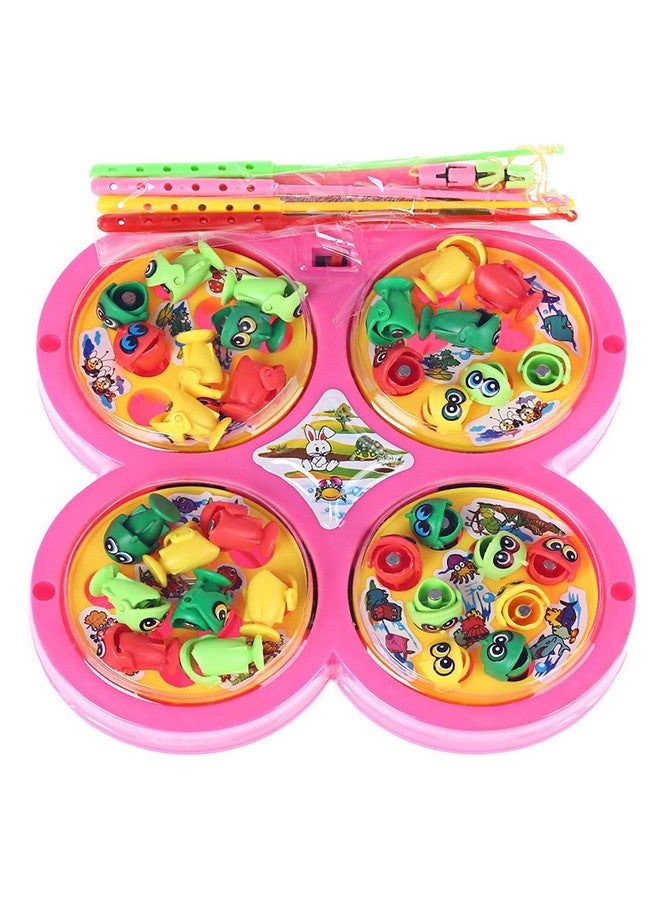 آي تشويس لعبة صيد السمك المغناطيسية للأطفال من iChoice™، تتضمن 32 قطعة من الأسماك و4 قضبان صيد، لعبة صيد السمك (وردي) - Image 4