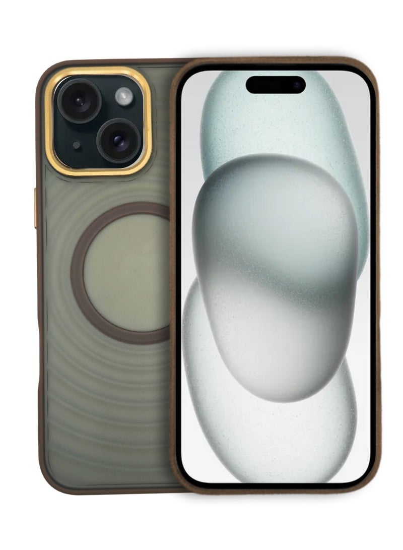 جراب حماية ممتاز لهاتف iPhone 15  - مقاوم للصدمات، نحيف، متوافق مع Magsafe، مضاد لبصمات الأصابع مع حماية محسنة للكاميرا - Image 1