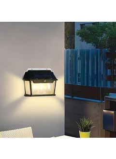 EDBIRET EDBIRET Solar Wall Lights Outdoor Pack of 1 Wireless Motion Sensor Solar Wall Sconce Waterproof Wall Lantern with 3 ModesLED Exterior Wall Lights for Outdoor Porch Fence Courtyard  - Image 2
