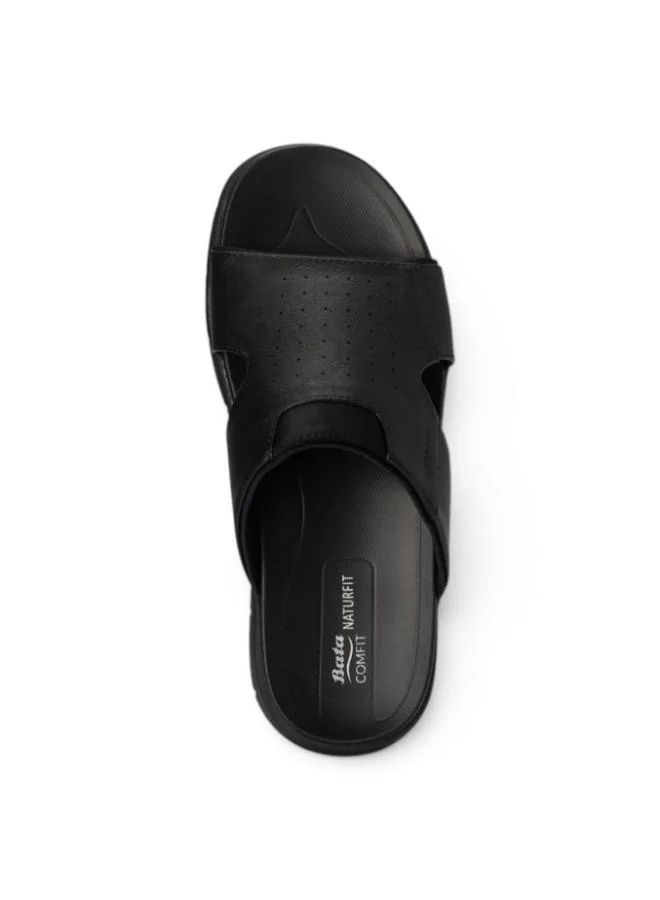 Bata  Dual‑Strap Comfort Slide Sandals for Men | Best Price UAE