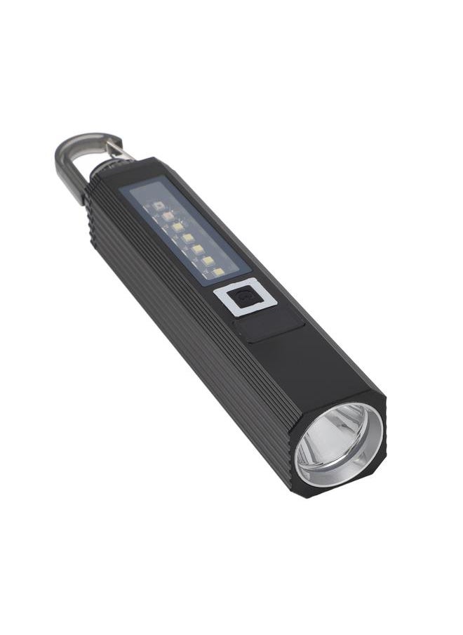 Thoraya - LED Flashlight High Luminous Flux Super Bright Multi Modes USB Rechargeable Handheld Flashlight with Hook for Camping Hiking Fishing Hunting - Image 1