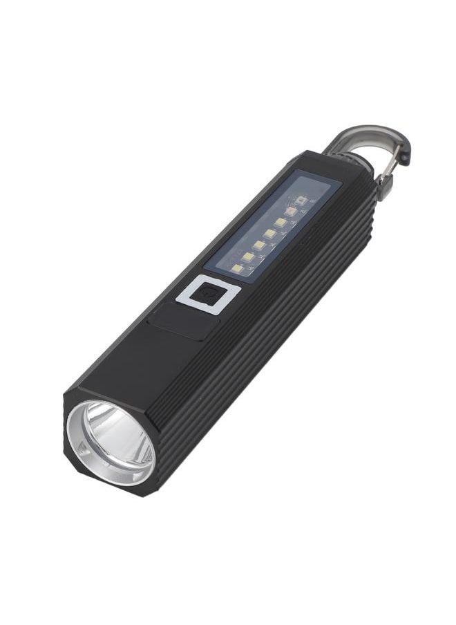 Thoraya - LED Flashlight High Luminous Flux Super Bright Multi Modes USB Rechargeable Handheld Flashlight with Hook for Camping Hiking Fishing Hunting - Image 1
