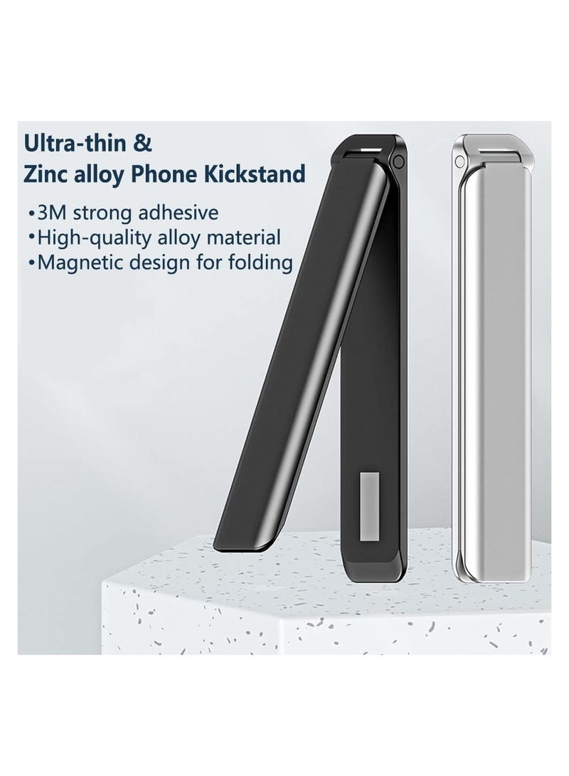 SYOSI Cell Phone Kickstand, 2 Pack Vertical and Horizontal Aluminum Phone Stand for Desk, Adjustable Angles Up To 75°, for Desk Compatible with Iphone, Samsung, Ipad, Tablets and More, for 4-12"Smartphones - Image 5