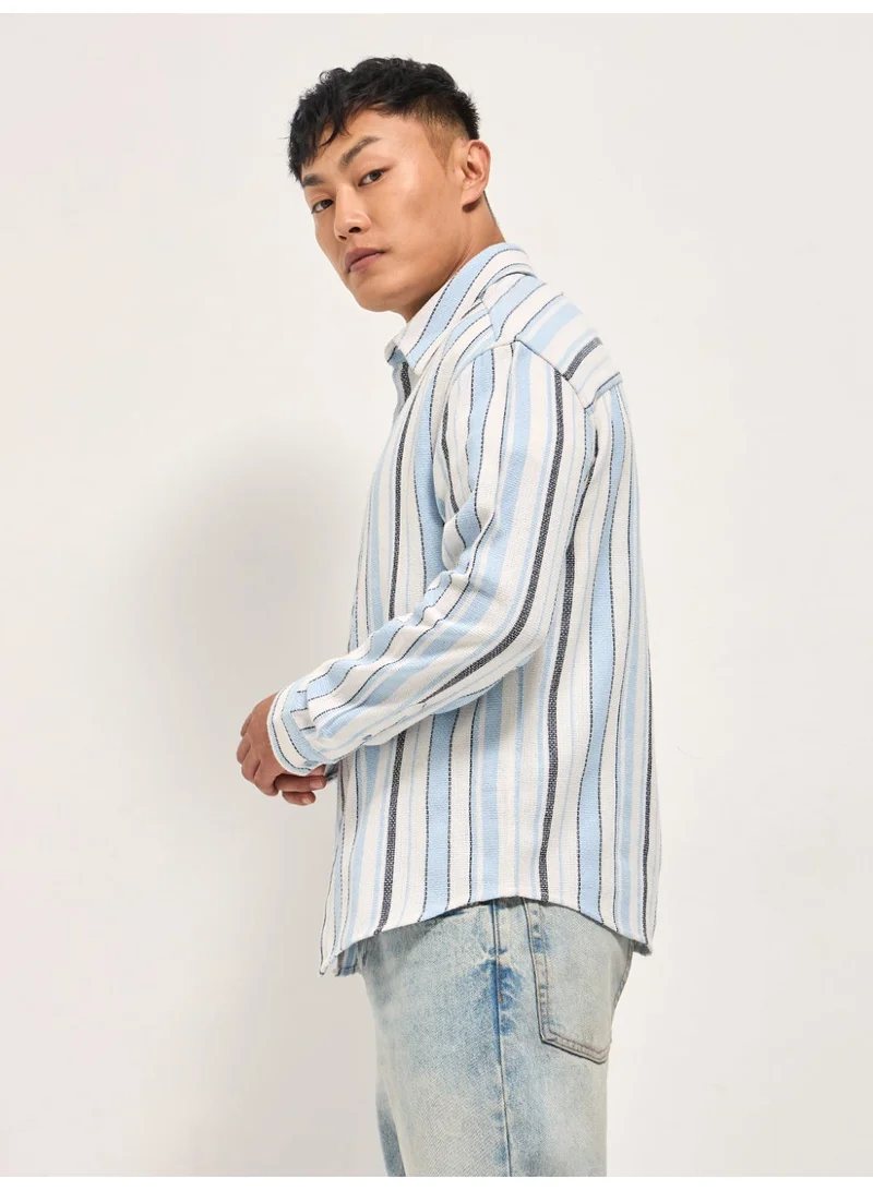 THE BEAR HOUSE  Men’s Trendy Shacket for All Seasons | Casual Overshirt Jacket for Men | Versatile Outerwear Layer for Office, Streetwear & Travel | Modern Smart Look for Everyday Outfits for Men | Best Price UAE