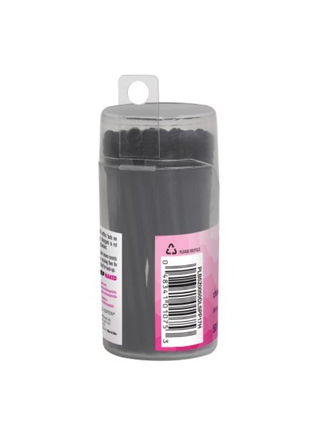 Swisspers Premium Products Charcoal Swabs With Dark Black Color 100 Cotton Tips 50 Count 1 Pack For Makeup Beauty Touchups Cosmetics Removal Or Applicators For Makeup Application - Image 3