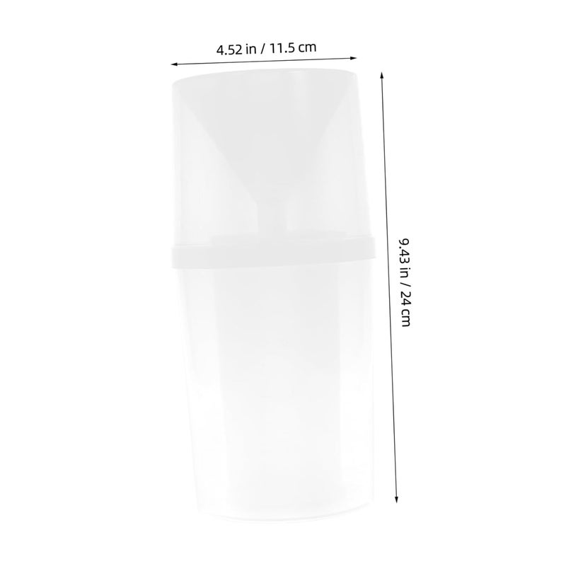 حامل مقياس المطر الخارجي البلاستيكي لقياس هطول الأمطار بدقة في حديقة العشب - Image 3