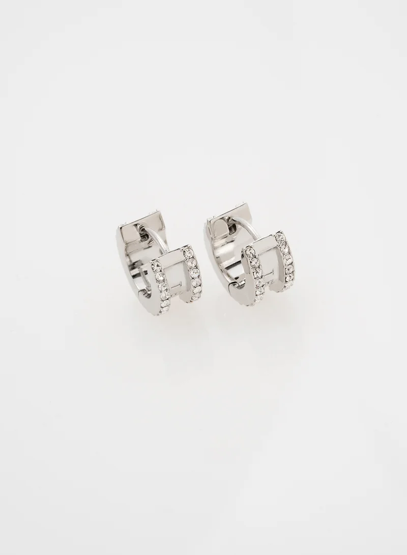 Ted Baker Rosie Crystal Roll Huggie Earrings