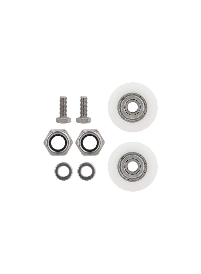 GGOOT Smooth Greenhouse Door Wheels Replacement Kit, with Bolts and Nuts Sturdy and Durable Elite Greenhouse Door Wheels, for Storage Room Greenhouse  - Image 4