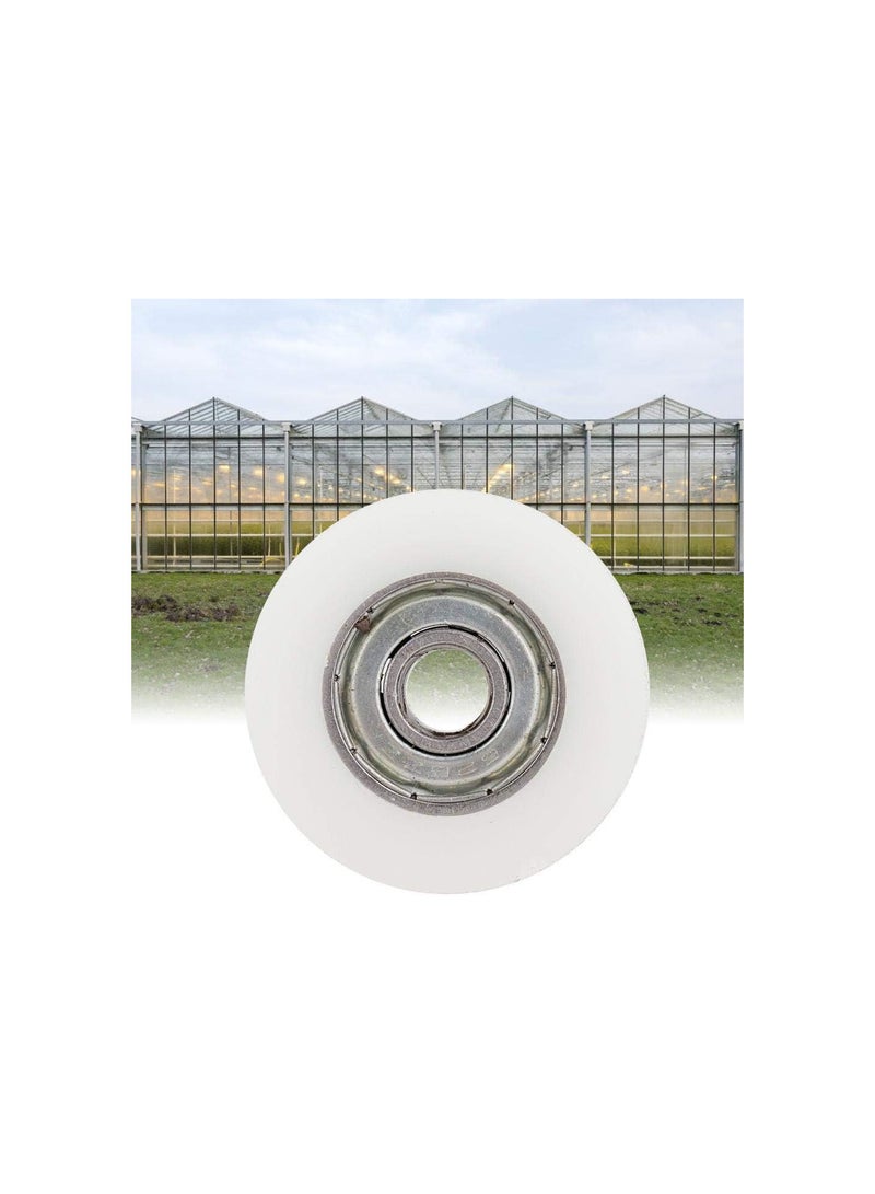 GGOOT Smooth Greenhouse Door Wheels Replacement Kit, with Bolts and Nuts Sturdy and Durable Elite Greenhouse Door Wheels, for Storage Room Greenhouse  - Image 2