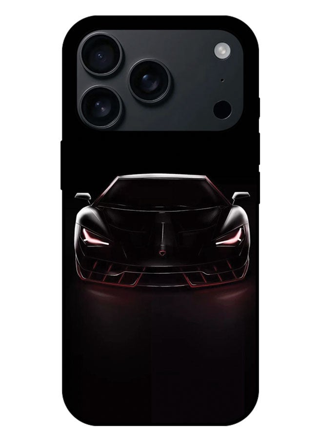 Printed Protective Case Cover For Apple iPhone 17 Pro Max -  Black Car