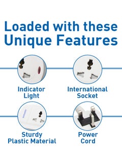 SONASHI 3Way Universal Extension Socket with 3M Length Copper AC Cord  Featured with Indicator Light and Safety Shutter  Ideal For All Electronic Devices SES-903  - Image 5