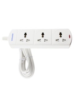 SONASHI 3Way Universal Extension Socket with 3M Length Copper AC Cord  Featured with Indicator Light and Safety Shutter  Ideal For All Electronic Devices SES-903  - Image 3