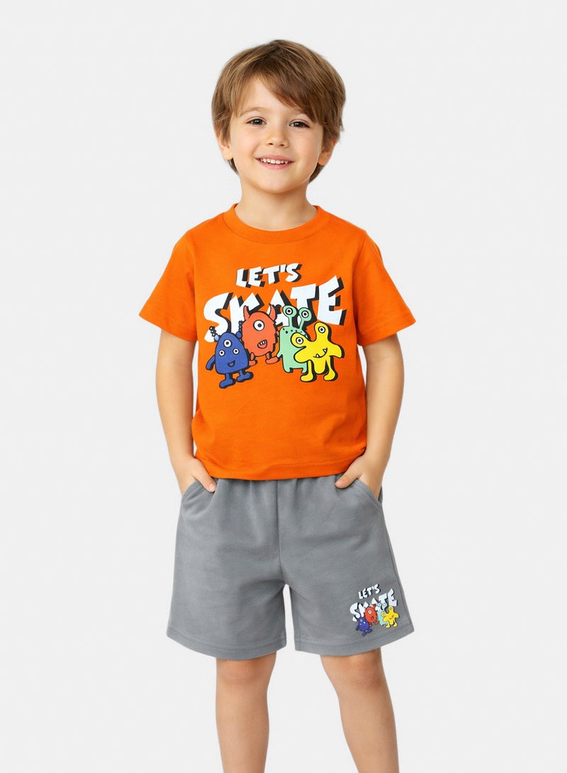 Boys 2 Piece Set T-shirt + Short