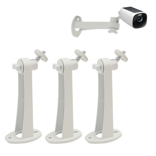 Buwesru 3Pack Extremely Long 6 in Camera Mount for eufyCam 2C/2C Pro, 3C/S300, for Ring Camera, for SoloCam S220/C210, Adjustable Wall Mount Brackets Indoor/Outdoor, Aluminum Alloy Rust-Proof and Durable - Image 1