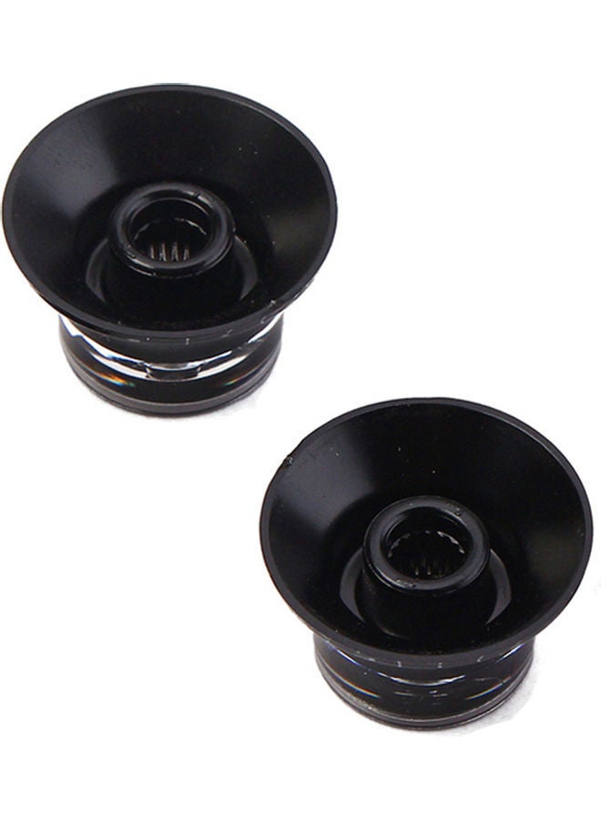 Loquat Pack Of 2 Volume And Tone Aluminum Acrylic Electric Bass Guitar Control Knob Accessories - Image 4