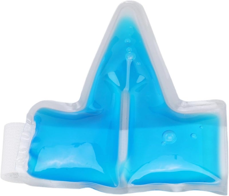 klarako Finger Ice Pack Sleeve, Gel Finger Cot Ice Sleeve Hot Cold Compress Reusable Skin Friendly Protective Cover Finger Gel Ice Pack (5cm) - Image 1