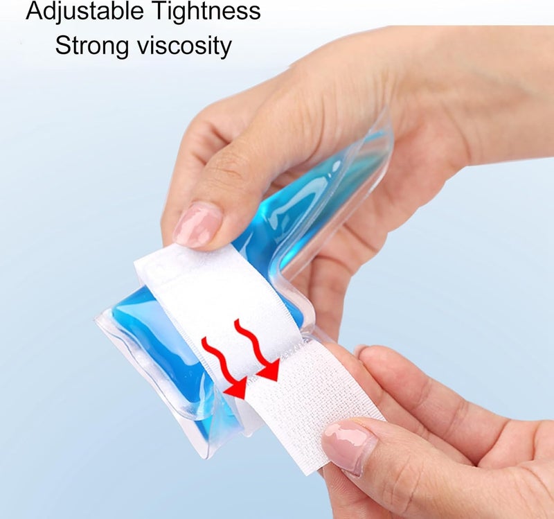 klarako Finger Ice Pack Sleeve, Gel Finger Cot Ice Sleeve Hot Cold Compress Reusable Skin Friendly Protective Cover Finger Gel Ice Pack (5cm) - Image 3