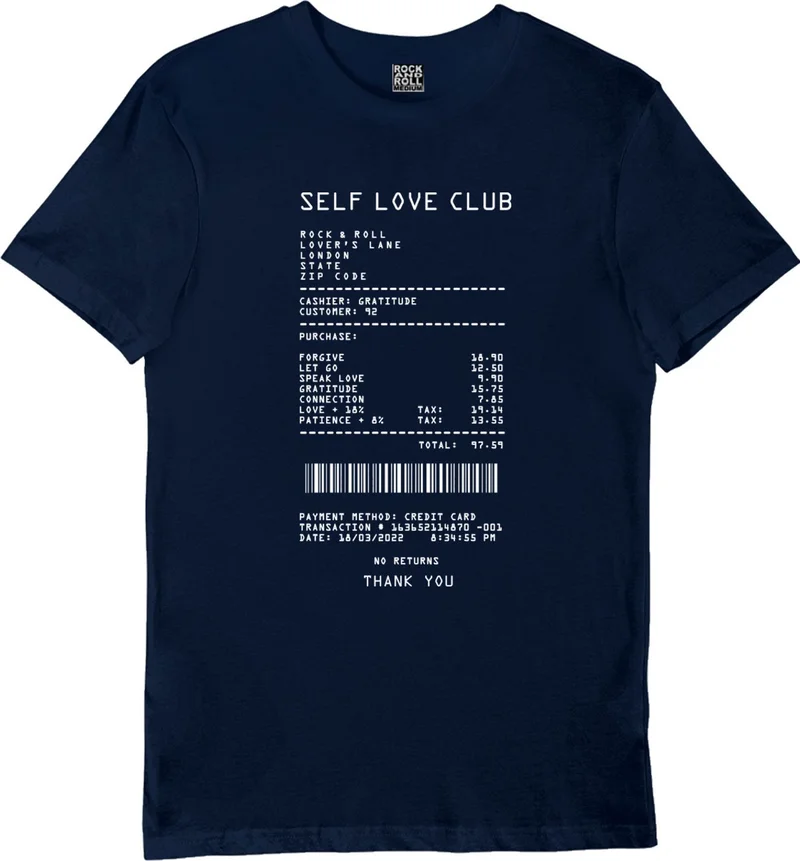 Rock&Roll Retail Love Plug Navy Blue Short Sleeve Men's T-Shirt