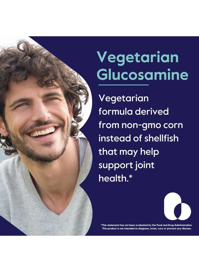 BESTVITE Vegetarian Glucosamine 1000mg (120 Vegetarian Capsules) - No Stearates - No Fillers - Image 4
