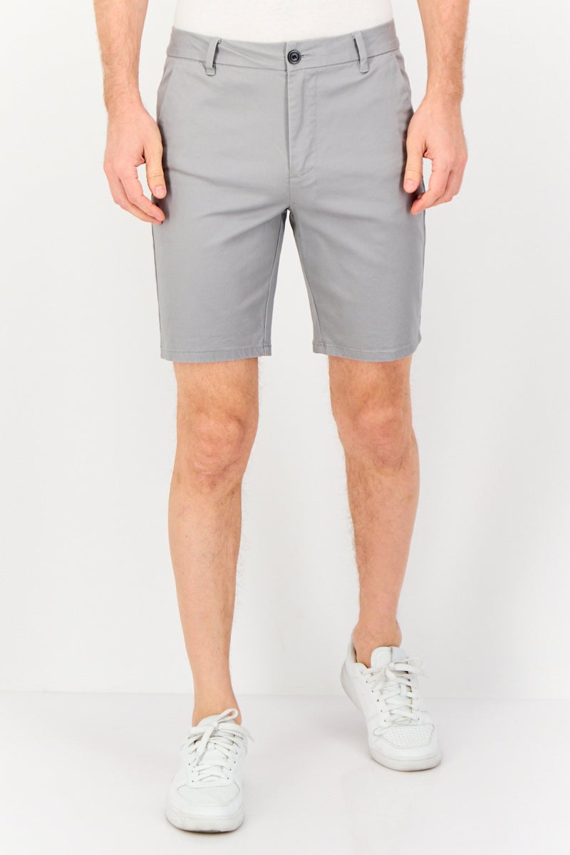 RIVER ISLAND Men 2 Pcs Slim Fit Solid Denim Shorts, Multicolor - Image 1