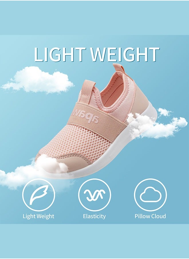D.D.Star - Kids Shoes Breathable Slip On Sneakers For Children's Shoes, Lightweight Running Sneakers For Boys and Girls Sports Shoes, (Choose a One Size Larger). - Image 1