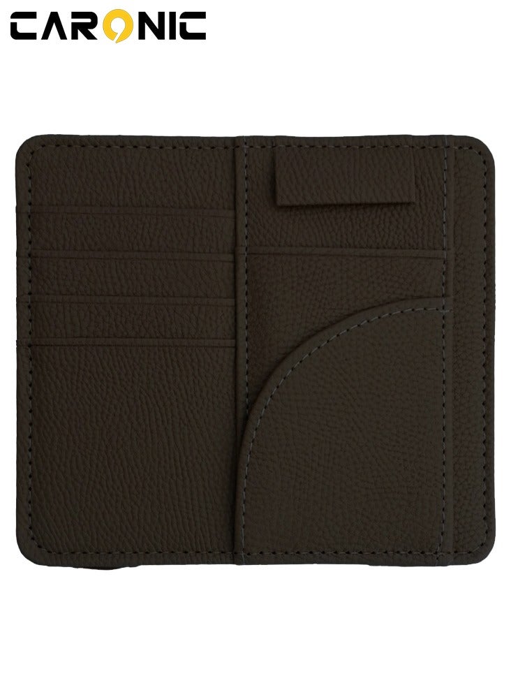 CARONIC Car sun visor card holder Black - Image 2