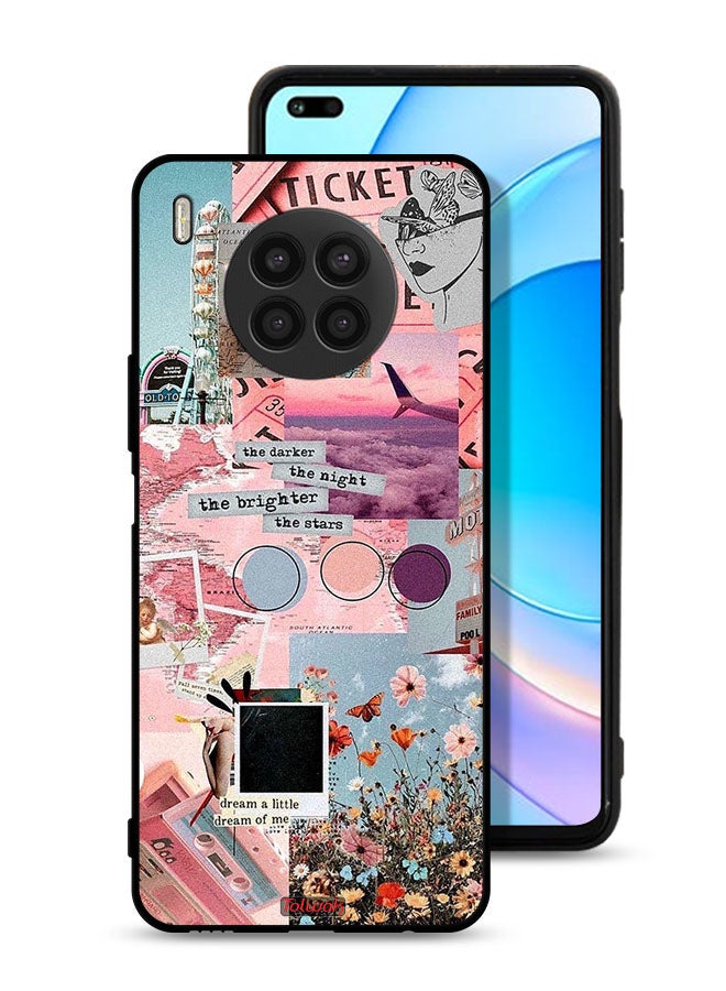 Tolwak Huawei nova 8i Protective Case Cover The Darker The Night The Brighter The Stars - Image 1