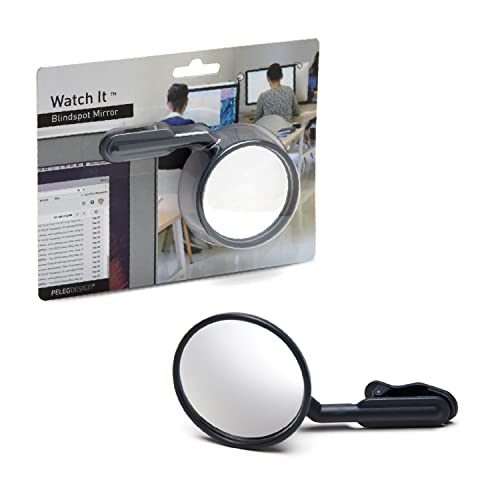 Peleg Design Watch-It – Monitor Mirror, Clip-On Cubicle, Computer Rear-View mirror, Convex for Personal Safety or Security, Cabinet Desk Rear-View Monitors Blind Spot - Image 3