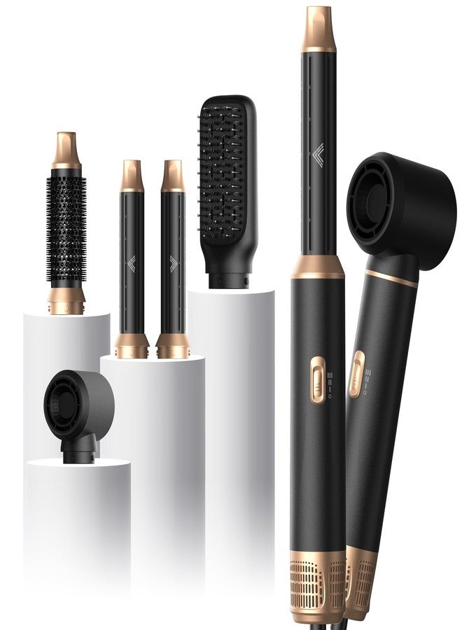 UKliss 5 in 1 Hair Styler & Blow Dryer Brush, Upgraded Detachable Hair Dryer Brush with Negative Ion, Air Curling Wrap for Drying, Curling, Straightening & Volumizing, Styling Tools for All Hair Types - Image 1