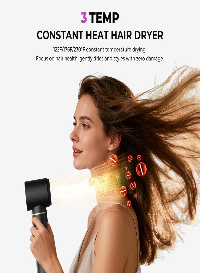 UKliss 5 in 1 Hair Styler & Blow Dryer Brush, Upgraded Detachable Hair Dryer Brush with Negative Ion, Air Curling Wrap for Drying, Curling, Straightening & Volumizing, Styling Tools for All Hair Types - Image 4