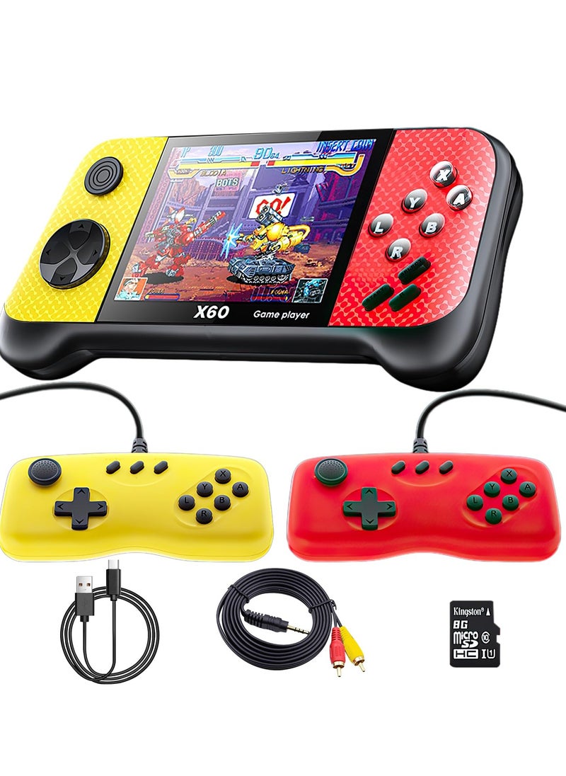 null - Portable Retro Game Console with 4849 Classic Games, 3.5,inch TFT LCD Screen, 10 Emulators, MP3/MP4/Ebook Support, TV Output, Includes 2 Gamepads - Image 1