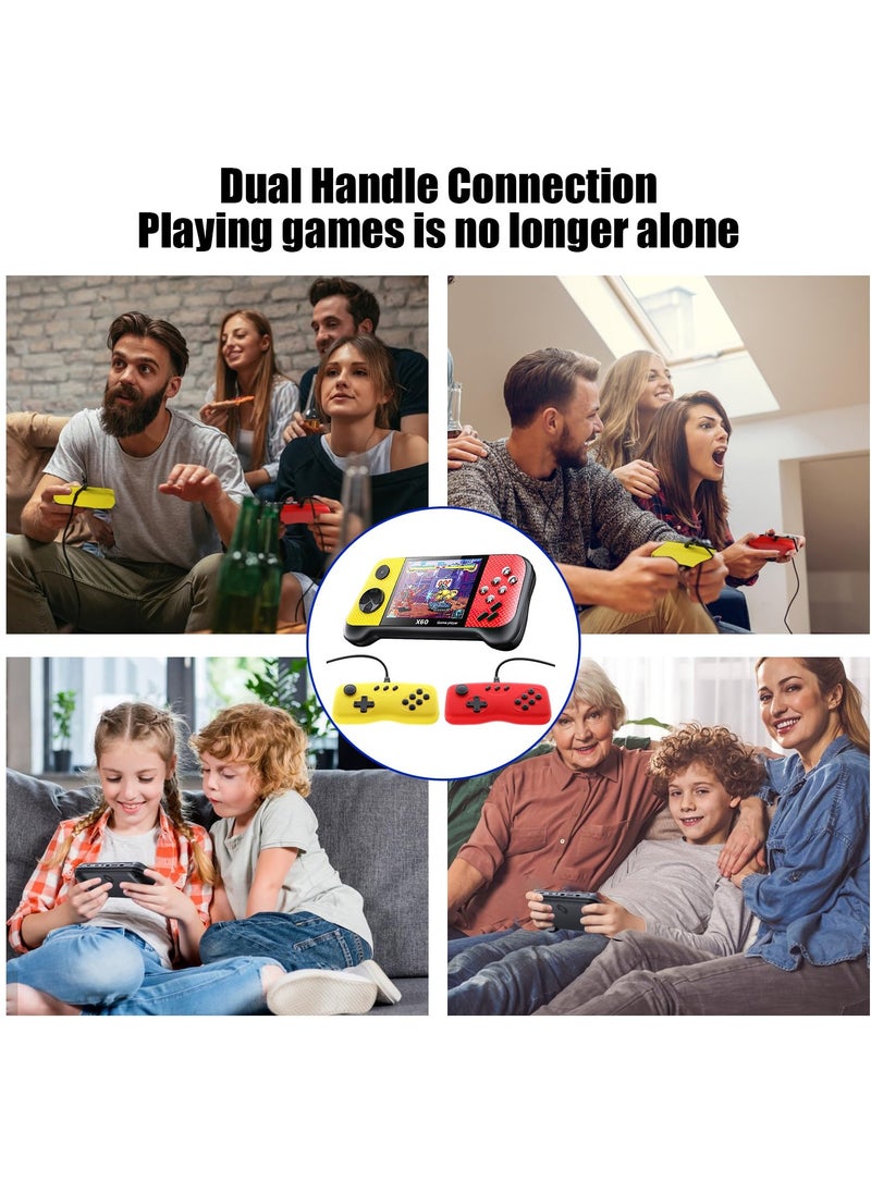 null - Portable Retro Game Console with 4849 Classic Games, 3.5,inch TFT LCD Screen, 10 Emulators, MP3/MP4/Ebook Support, TV Output, Includes 2 Gamepads - Image 1