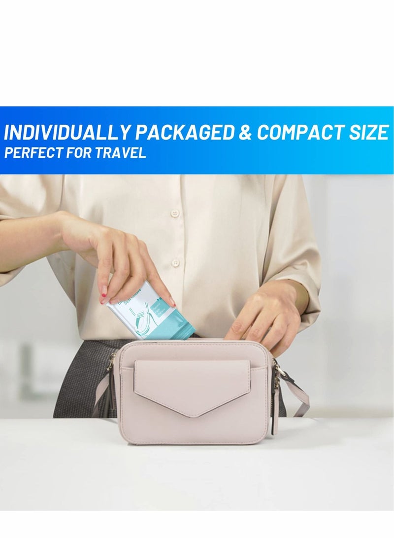Excefore Disposable Toilet Seat Covers 50Pcs, 16 x 24 Inch, 40 x 60 cm, Antibacterial Waterproof Extra Large Individually Wrapped Shields for Adults Travel Hospital Hotel Kids Potty Training Public Restrooms  - Image 3