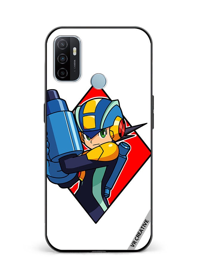 VR CREATIVE Protective Case Cover For Oppo A53 Mini Fireman Exe Design Multicolour - Image 1