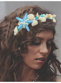 Starfish Headband Seashell Hair Accessories Pearl Turquoise Beach Wedding Headpieces For Women And Girls - pzsku/ZD699A884483E3D94A08BZ/45/_/1718616208/f523187d-9824-43f7-b693-5371b89aa739