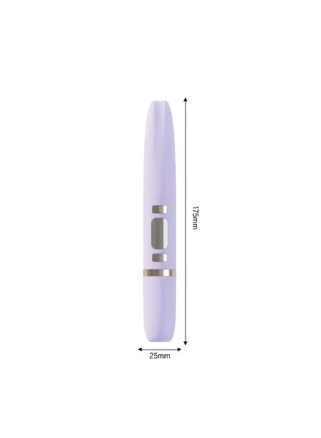 3 In 1 Electric Eyebrow Trimmer And Lash Curler With Detachable Blade White USB Powered Long Lasting Styling Ergonomic Handle For Precise Brow Shaping And Natural Looking Lashes Portable Design With Built In Comb And Cleaning Brush Double Sided Anti Scald - Image 4